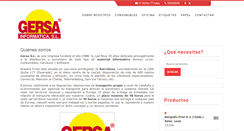 Desktop Screenshot of gersa.es