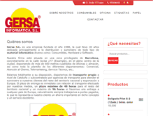 Tablet Screenshot of gersa.es